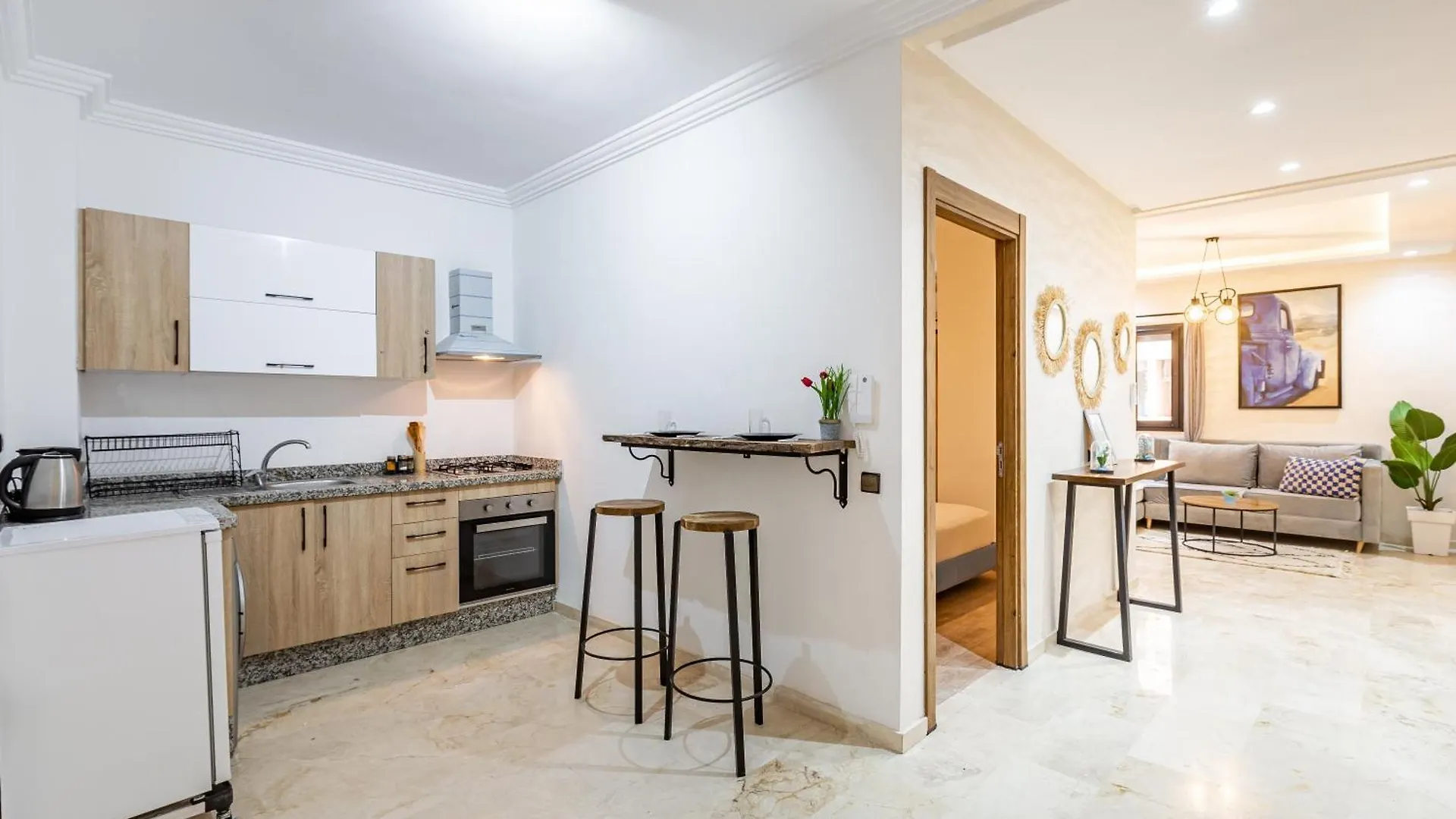 Magnificent Apartment In Gueliz - 100% Equipped Marrakesh Marruecos